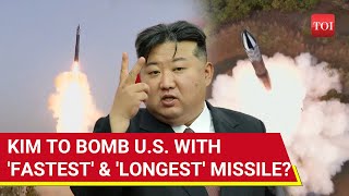 Kim To Bomb America Before Nov 5 North Korea Fires Longest Nuclear Missile US Allies In Shock [upl. by Colston]