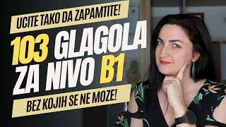 B1 GLAGOLI U TRI NAJVAZNIJA OBLIKA [upl. by Miarfe]