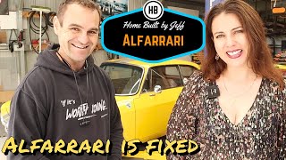 Alfarrari is fixed  Ferrari engined Alfa 105 Alfarrari build part 202 [upl. by Zerla48]