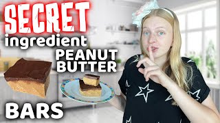 Reeses Peanut Butter Bars with Secret Ingredient GAME CHANGER [upl. by Aniretak]