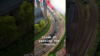 Class 43 passing the church ngauge [upl. by Hailahk]