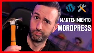 MANTENIMIENTO WORDPRESS 🛠 Cómo hacer mantenimiento mensual profesional de páginas web en WordPress [upl. by Kent]