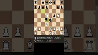 Checkmate with a Pawn and the Belgrade Gambit chess ajedrez [upl. by Tan]