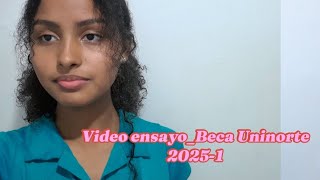 Convocatoria Becas Uninorte 20251 Andrea Fernanda Hernández Caro [upl. by Eidnalem]