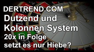 Dutzend und Kolonnen System  20x in Folge Hiebe [upl. by Yhotmit]