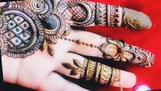 Beautiful stylish mehndi design  mehndi design mehndi shortsfeed [upl. by Nahtiek]