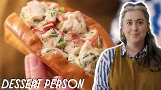 Claire Saffitzs Perfect Lobster Roll Recipe  Dessert Person [upl. by Ribaj]