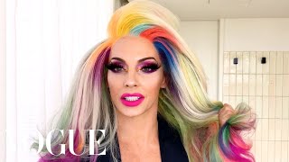 RuPaul’s Drag Race Star Alyssa Edwards’ Guide to Pretty in Pink Makeup  Beauty Secrets  Vogue [upl. by Hannavahs]