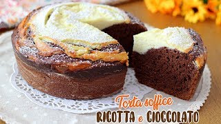 TORTA SOFFICE RICOTTA E CIOCCOLATO  Ricetta Facile  Ricotta and chocolate cake [upl. by Jonah152]