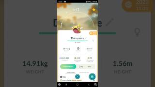 Shiny Dunsparce Pokemon Go pokemon pokemongo pokémongo [upl. by Dar58]