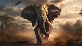 Elephant 🐘  elephant life in desert wildlife nationalgeographic shortvideo [upl. by Diskson]