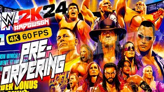 PREORDERING WWE 2K244K 40 YEARS OF WRESTLEMANIA EDITION PS4 A HOW TO  Lets TalkFT DA ADG FAM [upl. by Ginsburg]