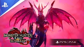 Monster Hunter Rise Sunbreak  Trailer de lancement  4K  PS5 PS4 [upl. by Gilroy]