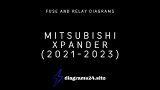 Mitsubishi Xpander 20212023  fuse and relay diagrams [upl. by Eisenstark]