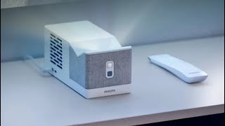 Philips Screeneo UL5 ultrashort throw smart projector unveiled via Indiegogo for 789 [upl. by Yslek]