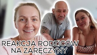 VLOG  REAKCJA RODZICÓW NA ZARĘCZYNY 💍 [upl. by Solana]