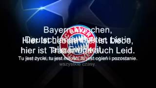 Bayern Monachium hymn Stern des Sudens POLSKIE NAPISY [upl. by Odelia]