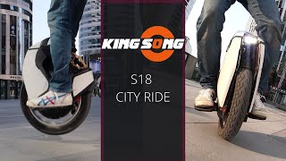 King Song S18 City Ride [upl. by Wilmar81]