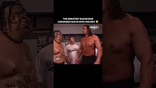 THE GREATEST BACKSTAGE CONVERSATION IN THE WWE wwe wwefunnymoments wwememes wweshorts wwememe [upl. by Hannover]