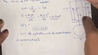 27 Metacentric height problems part 3 Ktu fluid mechanicsfm1CET203module 2Class 27 [upl. by Lot]