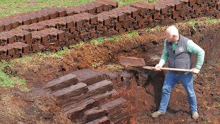 Ireland’s Cheapest but Genius Way to Produce Tons of Mud Coal [upl. by Stander]