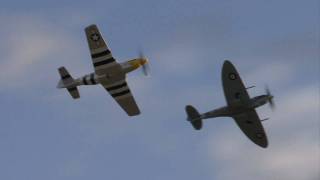 Ferocious Frankie and MH434 at Duxford [upl. by Lleihsad]