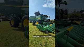 John Deere S7 700 Combine Walkaround cofs24 [upl. by Cheyney]