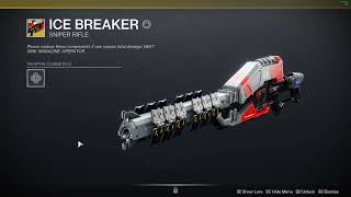 Destiny 2 Ice breaker [upl. by Gaven798]