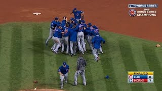 Cubs win World Series with Game 7 win [upl. by Eifos]