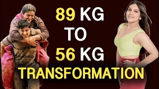 Bhumi Pednekar Weight Loss Secret  Fat to Fit Body Transformation  BMF [upl. by Nivel]