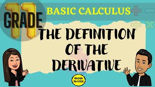 THE DEFINITION OF THE DERIVATIVE  BASIC CALCULUS [upl. by Ikram]