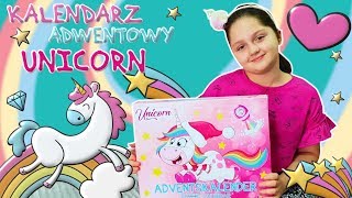 OTWIERAM CAŁY KALENDARZ ADWENTOWY 🦄 UNICORN [upl. by Korman]