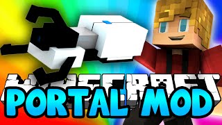 Minecraft Mods Portal Mod Battle Minecraft Portal Mod Challenge [upl. by Cyna]