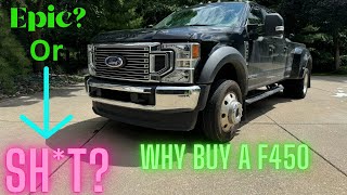 Why I Purchased The F450 Over a F350 or any 3500 truck ford tools [upl. by Atilef]