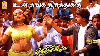 Thanga Nirathuku  HD Video Song  உன் தங்க நிறத்துக்கு தான்  Nenjinile  Vijay  Isha  Deva [upl. by Enasus378]