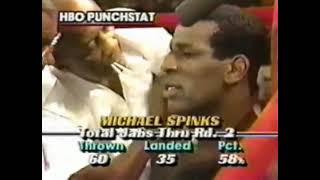 Michael Spinks vs Steffen Tangstad Full Fight [upl. by Annanhoj]