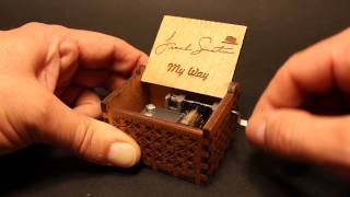 My Way  Frank Sinatra  Music box by Invenio Crafts [upl. by Voltz]