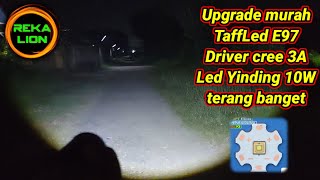 Senter murah TaffLed E97 tapi terang banget [upl. by Assertal507]