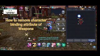 Cabal Mobile  How to remove character binding of weapon  Sirius Unbinding Stone cabalmobileph [upl. by Airednaxela578]