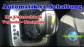 Automatik vs Schaltwagen  Die Unterschiede  Fahrstunde [upl. by Ahsinahs]