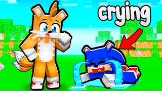 Sonic Is CRYING In Minecraft [upl. by Saffren355]