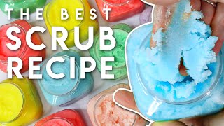 The Best Emulsified Scrub Recipe  How to Make Body Scrubs [upl. by Ibur]