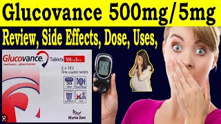 Glucovance 500mg5mg Review  metformin 500mg and glibenclamide 5 mg tablets  Uses Side Effects [upl. by Chlori]