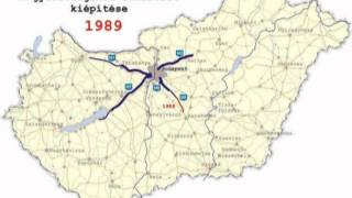 autopalya magyarország gyorsforgalmi úthálózat kiépítése 1964 2010 [upl. by Emirej]