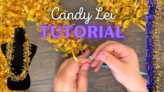 How to Make 3 Easy Candy Leis for Graduation [upl. by Esoryram]