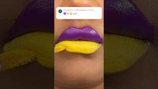 Guess the lipstick color for Purple  Yellow [upl. by Rina]