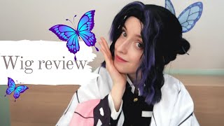 DokiDokiCosplay Kochou Shinobu wig review [upl. by Eniamart]