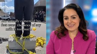 Lefties losing it Rita Panahi mocks vegan protester with feet in cement block [upl. by Hunley]