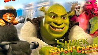 Shrek Smash n Crash Racing DS  Full Game 100 Walkthrough Tournament [upl. by Eissoj683]