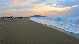 Early Morning Beach Walk Vera Playa Almería [upl. by Eiggep]